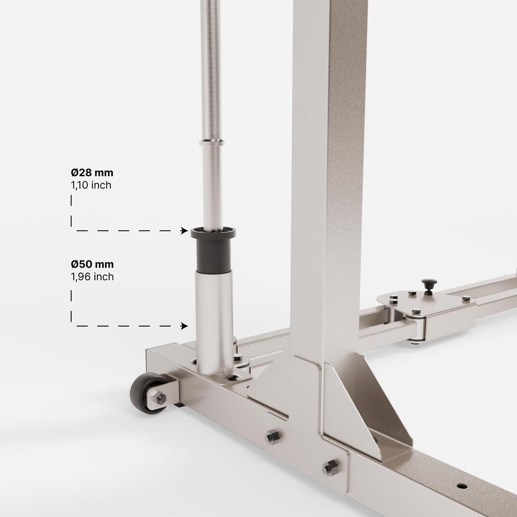 Ultra-Compact Weight Training Rack, 2-Second Fold-Down